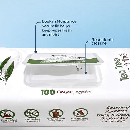 Best Pet Supplies 8" x 9" Pet Grooming Wipes for Dogs 400 Pack,