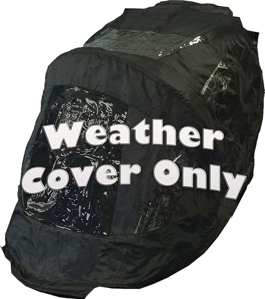 Pet Gear No -Zip Excursion Weather Cover, Black,New Black - Weather Cover Only,PG8650NZWCU