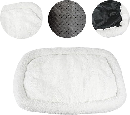 long rich Super Soft Sherpa Crate Cushion Dog and Pet Bed Textiles,42 x 26 inches