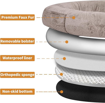 NESTROAD Human Dog Bed 71"x45"x14" Human