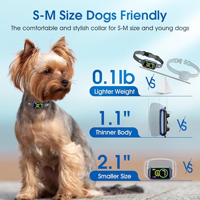 Dog Bark Collar 7 Sensitivity,