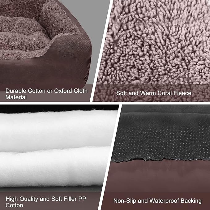 PUPPBUDD Dog Beds for Medium Dogs