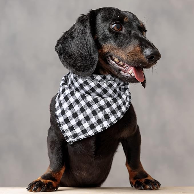 Christmas Dog Bandanas 6 Pieces Style,16.1 Inch)