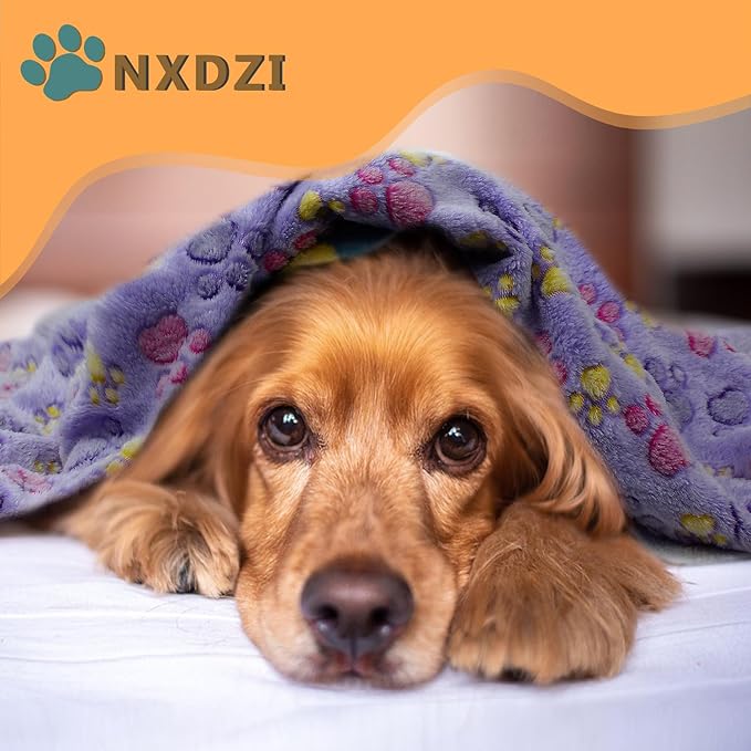 Dog Blankets Washable 3 Pack 41" x 31", Fuzzy