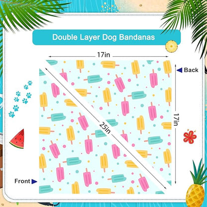 Summer Dog Bandanas Hawaiian Dog Bandanas for Dogs