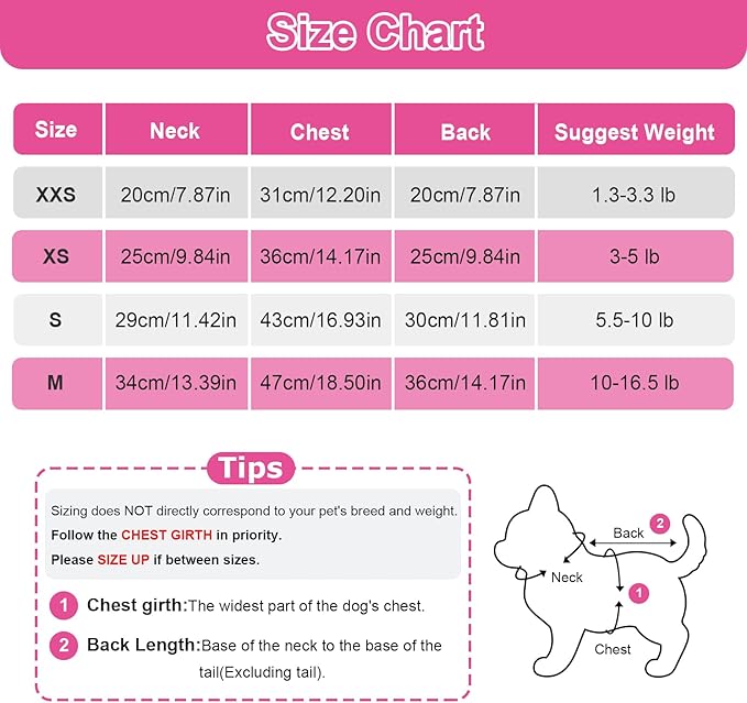 Dog Pajamas Cute Duck Soft Fleece Stretchy Dog Onesie Pet Pjs Fall Dog Clothes for Small Dogs Girl Boy (Medium, Rose)