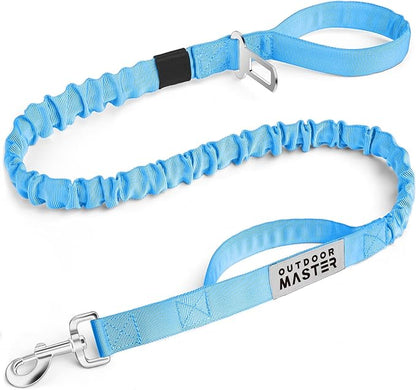 OutdoorMaster Bungee Dog Leash 2 Padded 4FT
