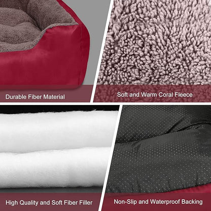 PUPPBUDD Dog Beds for Extra Large Dogs