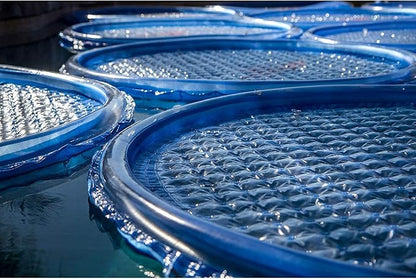 Solar Sun Rings UV Resistant Above Ground Inground Swimming Pool Hot Tub Spa Heating Accessory Circular Heater Solar Cover (9 Pack)