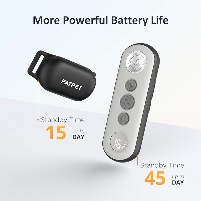 PATPET Dog Training Collar with Remote 3 Adjustable (8-120 lbs)