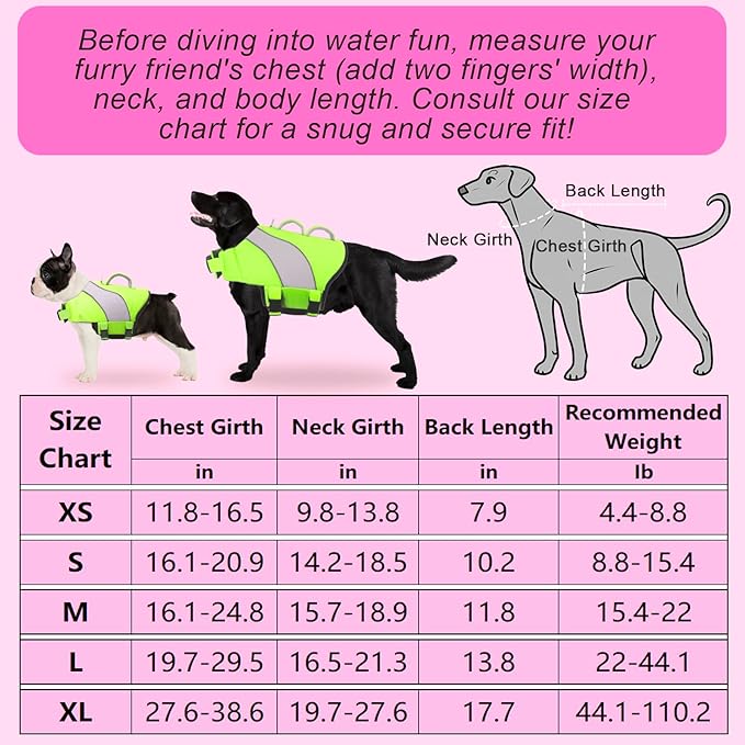 Fragralley Safety Dog Life Jacket