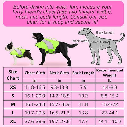 Fragralley Safety Dog Life Jacket