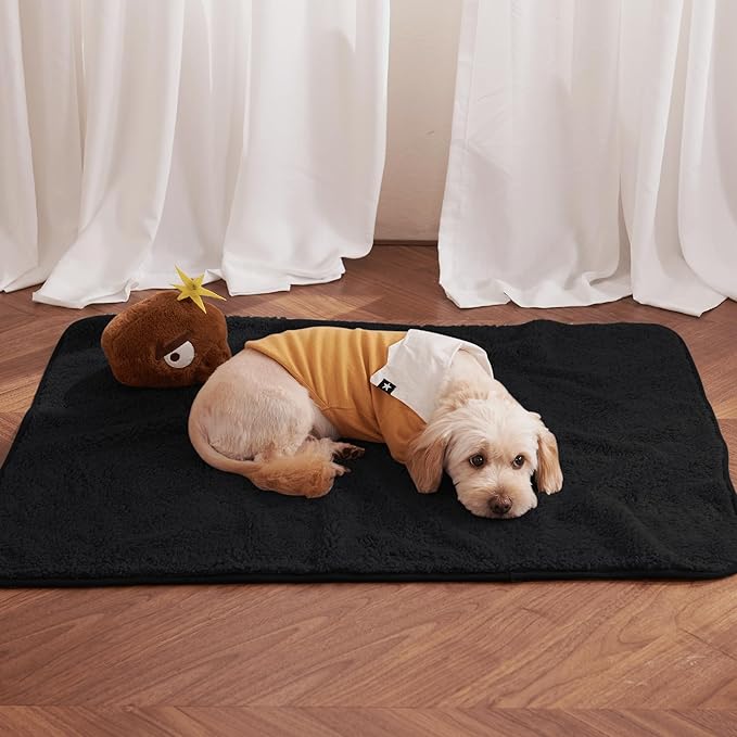 NICETOWN Waterproof Dog Blanket 40 x 50 in 40" x 50", Black