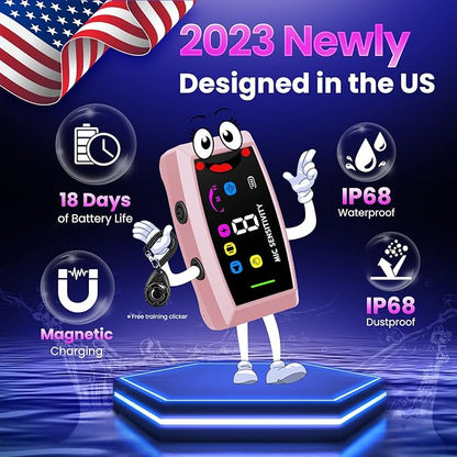 2024 AI Dog Bark Collar Sets for Large Small Medium Dogs Waterproof 2in1 No 3 Adjustable |IP68 Waterproof