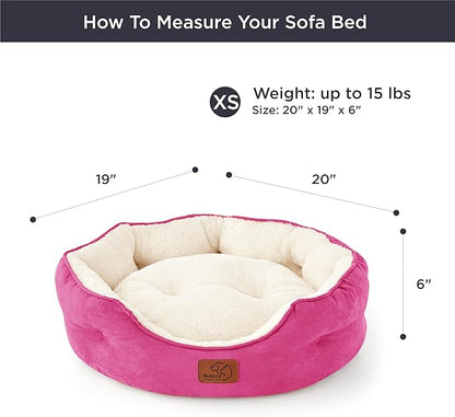 Bedsure Dog Beds for Small Dogs 20 Inches,