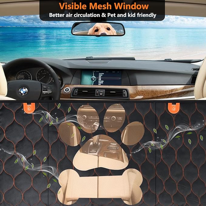 BABYLTRL Back Seat Extender for Dogs 400lbs, Sturdy