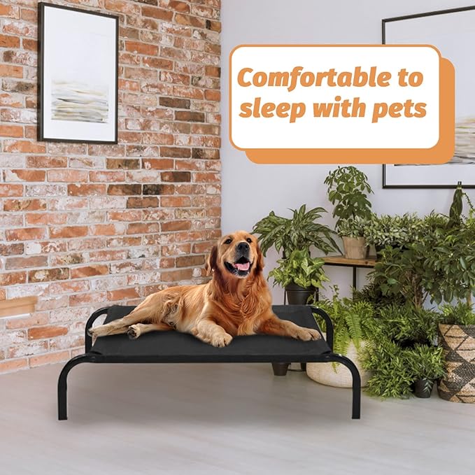 iplusmile Pet Bed Mesh Elevated Dog Bed Breathable