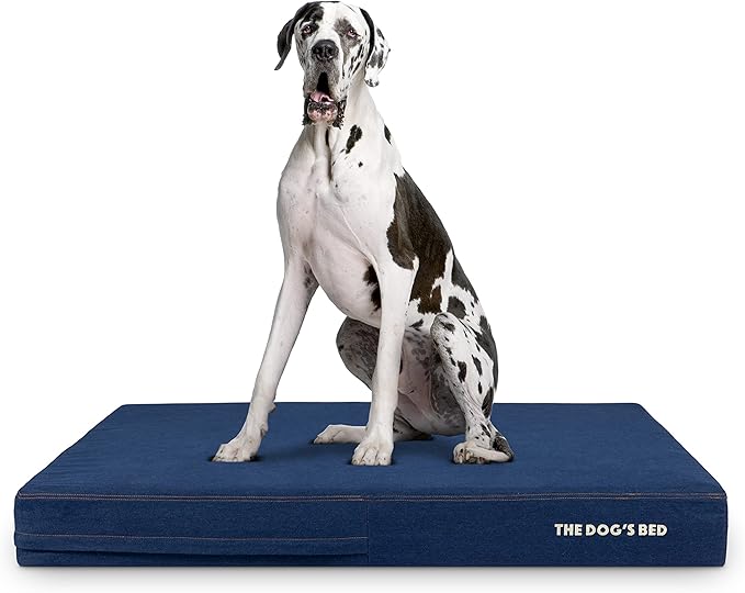 The Dog’s Bed Orthopedic Memory Foam Dog Bed Denim54x36, Pain