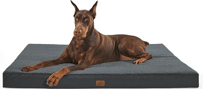 Bedsure Jumbo Dog Bed for Large Dogs 150lbs, Dark
