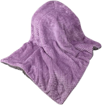 Fuzzy Dog Blanket or Cat Blanket or Pet Blanket (32" x 40"), DG-Lavender)