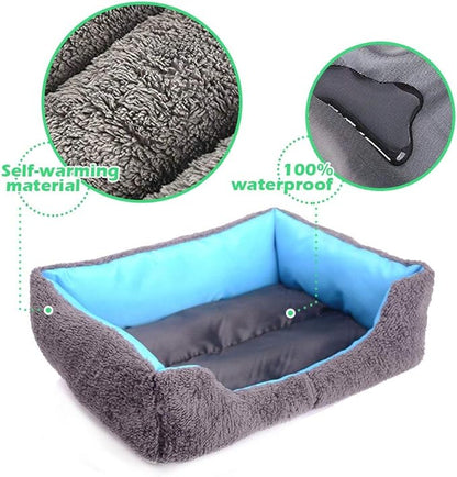 Barelove Rectangular Dog Cat Beds Mattress Washable Pads Room