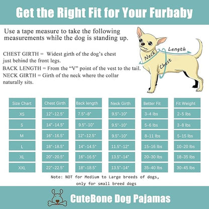 CuteBone Turtleneck Dog Pajamas Pet Clothes Thermal Dralon Onesie Cashmere High-Necked Puppy Pjs Coat GP12L