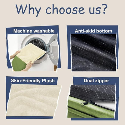 Orthopedic Washable Large Dog Bed: XXLarge Dog Bed Bolster Waterproof