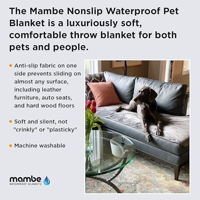 Mambe Non-Slip Pet Blanket Extra Large