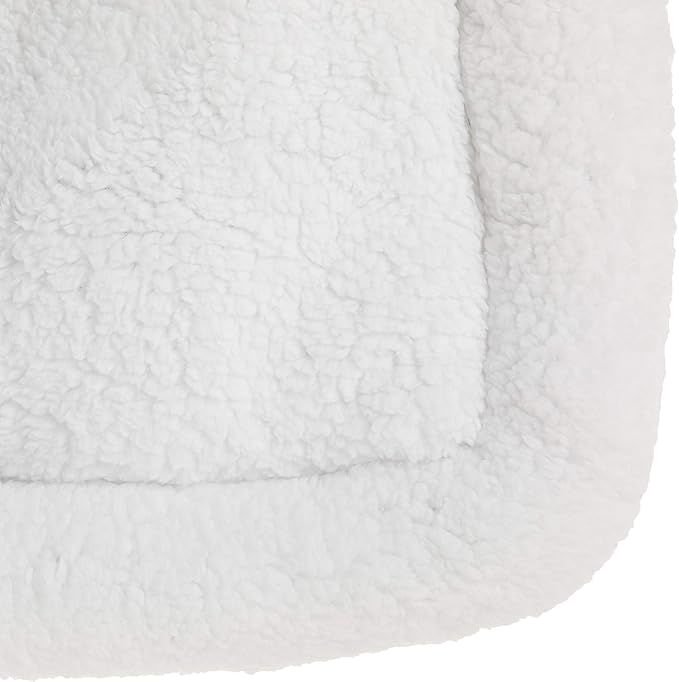 Long Rich HCT ERE-001 Super Soft Sherpa Crate Cushion Dog and Pet Bed 24 x 18 inches