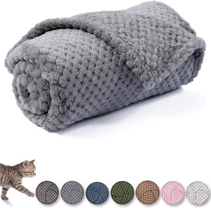 Dog Blanket or Cat Blanket or Pet Blanket (M/32" x 40", Grey)