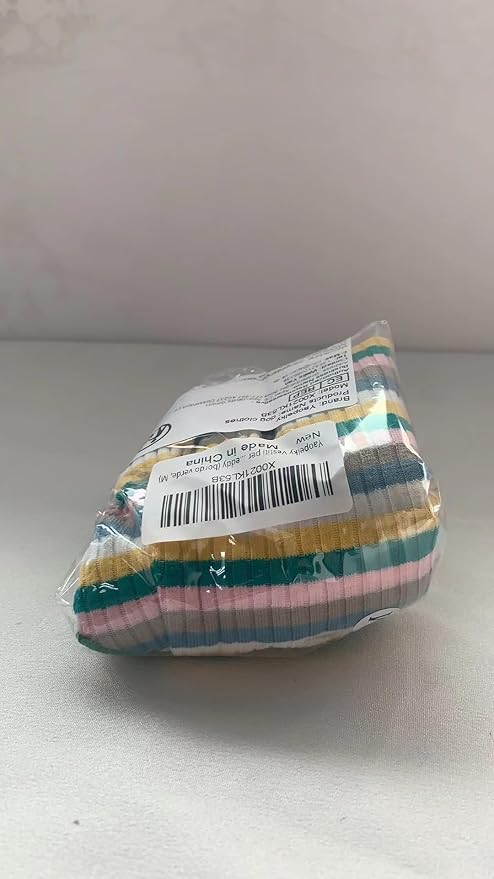 Small Medium Dog Clothes Rainbow Striped Dog Shirts Stretchable Long Sleeve Cat T-Shirt Pet Outfits for Chihuahua Yorkie Teddy (Green Edge