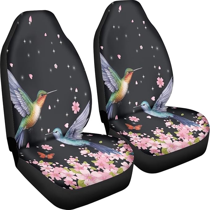 Hummingbird Seat Covers Auto Protective Accessories Gift