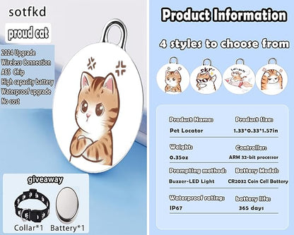 Cat Tracker-Airtag Cat Collar-Cat Tracker Collar-Pet Tracker