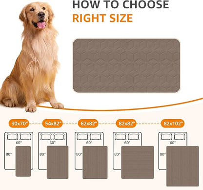 LOOBANI Waterproof Dog Bed Cover Blanket 2 Pack 82"×82"(2 Pack))