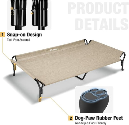 Veehoo Cooling Raised Dog Bed