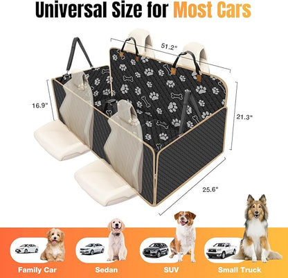 Dog Car Seat Cover for Back Seat