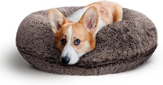 Bessie and Barnie Bagel Donut Dog Bed