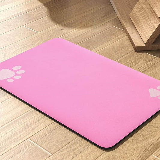 Pet Feeding Mat-Absorbent Dog Mat for Food and