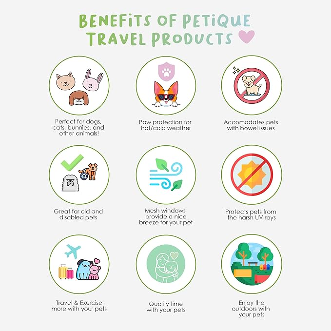 New! Petique's Dynamic Pet Stroller