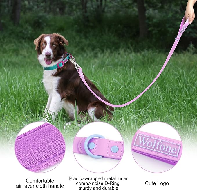 Waterproof Dog Leash Carabiner Leash for Dogs Soft 5ft*20mm*2.5mm Sweet