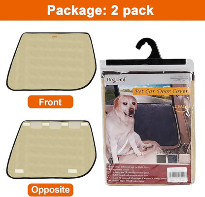 DogLemi 2 Pack Dog Car Door Protector 600D Oxford