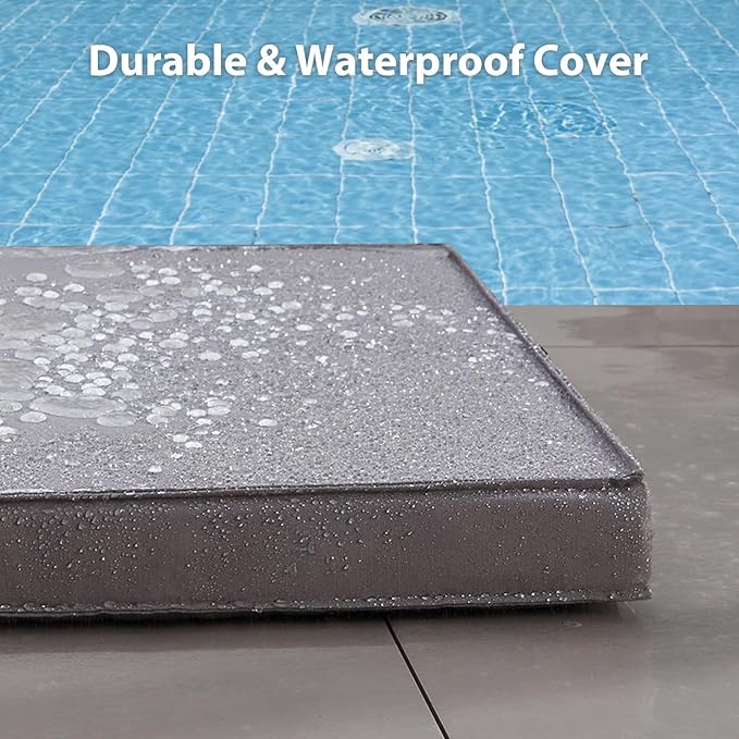 RRPETHOME Waterproof Outdoor Dog Beds Large Sized Dog