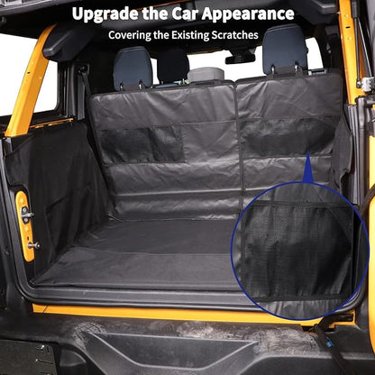 Hoolcar Dog Cargo Liner Pet Cargo Trunk Mat Washable Dog Seat Cover Compatible with 2021-2022 Ford Bronco 4 Door