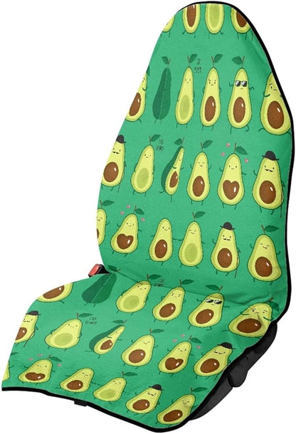 Yewattles Avocado Waterproof Scratching Proof Car Seat Cover