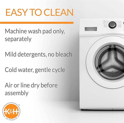 K&H Pet Products Original Dog Cot Microfleece Pad for Outdoor Raised Dog Bed 50 X 32 Inches