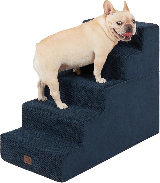 EHEYCIGA Dog Stairs for High Bed 22.5”H 5-Step Dog