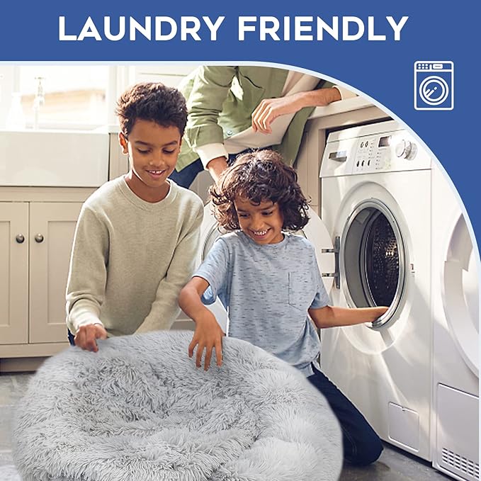 suddus Small Dog Bed with Blanket Attached 20''