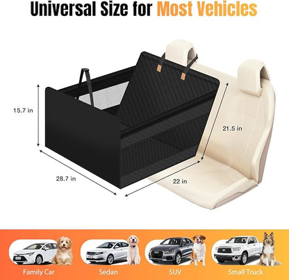 Hard Bottom Dog Carrier in Car