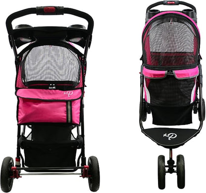 Petique Revolutionary Durable Pet Stroller 55LBS -