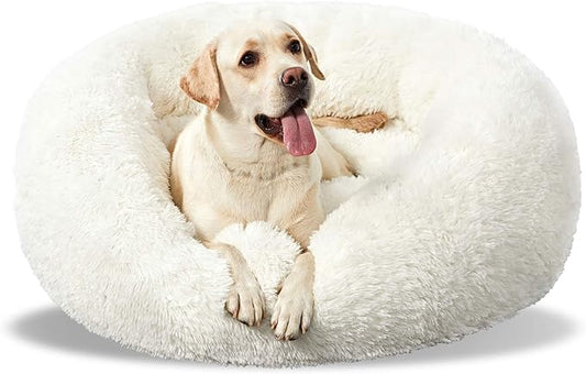 Washable Dog Round Bed Large